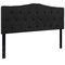 Flash Furniture Cambridge Headboard, Queen, Black Fabric HG-HB1708-Q-BK-GG - alternate 3